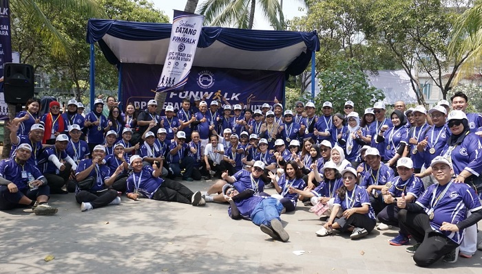 200 Advokat PERADI SAI Ikuti Fun Walk di Ancol