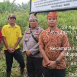 Cegah Karhutla, Polsek Bangko Pusako Patroli dan Cek Plang Larangan Membakar Lahan