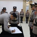Kapolres Ketapang Pimpin Pelantikan Kabag Log dan Sertijab Dua Kapolsek