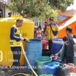 Kementerian PU salurkan 214 Ribu Liter Air Bersih kepada 21.740 Warga Terdampak Gempa Flores