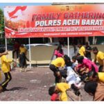 Lewat Family Gathering, Polres Aceh Barat Meriahkan HUT Ke-81 RI