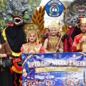Peringati Hari Anak Nasional ke-42, 2.300 Pelajar SD dan SMP Kota Metro Meriahkan Karnaval Sehat