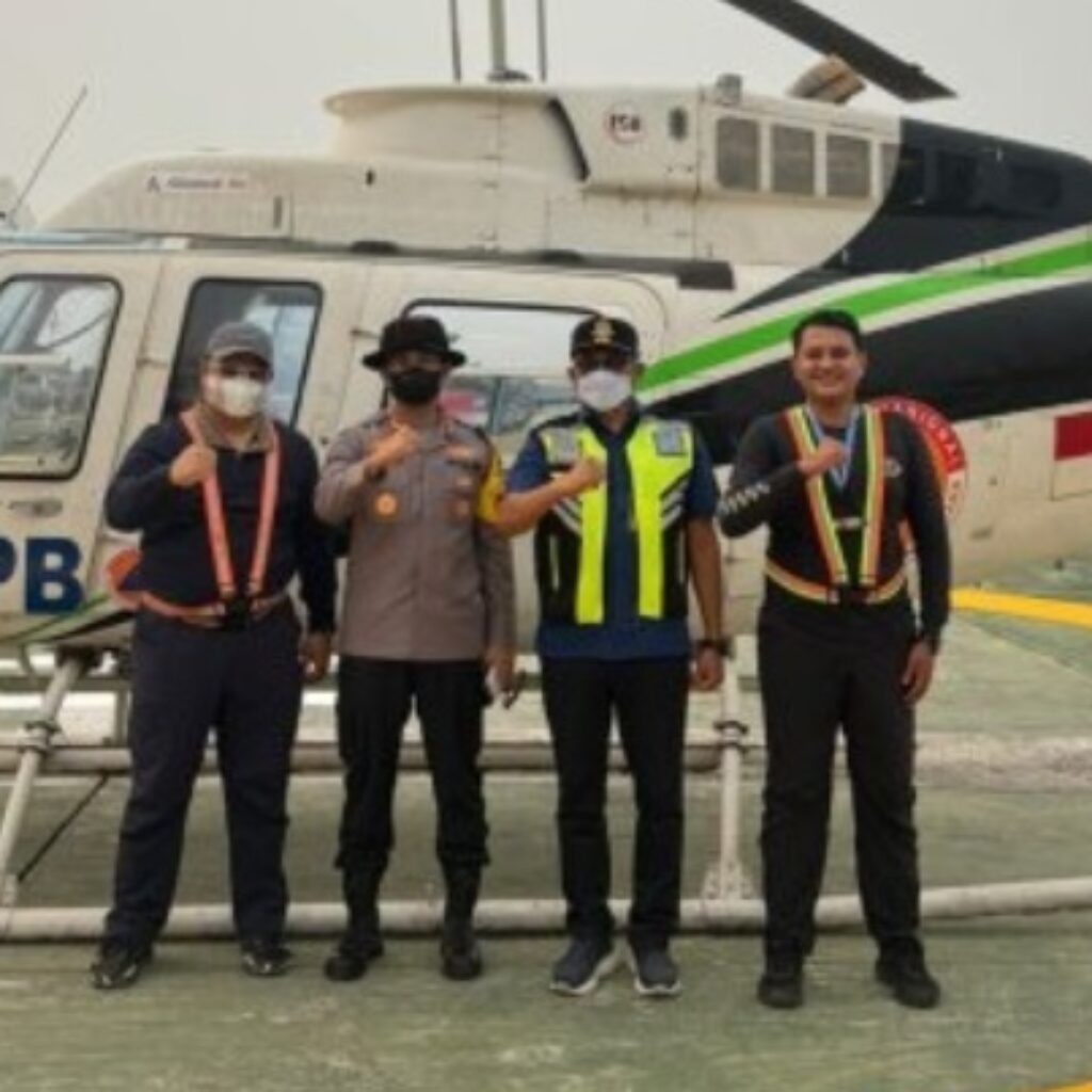 Cegah Karhutla Meluas, Kapolres Ketapang Patroli Udara Pantau Wilayah Rawan