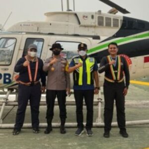 Cegah Karhutla Meluas, Kapolres Ketapang Patroli Udara Pantau Wilayah Rawan