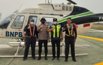 Cegah Karhutla Meluas, Kapolres Ketapang Patroli Udara Pantau Wila-yah Rawan