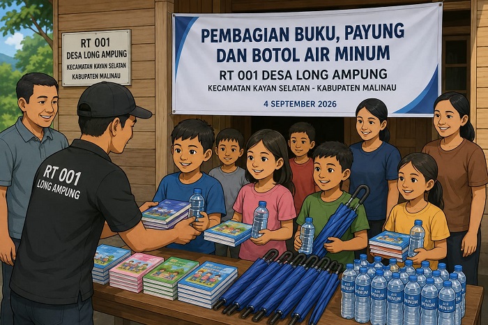Dana RT 001 Long Ampung Disalurkan dari Tahun ke Tahun, Warga Minta Transparansi