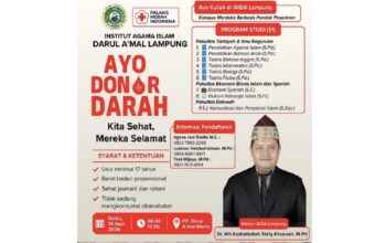 IAIDA Lampung Ajak Sivitas Akademika Donor Darah
