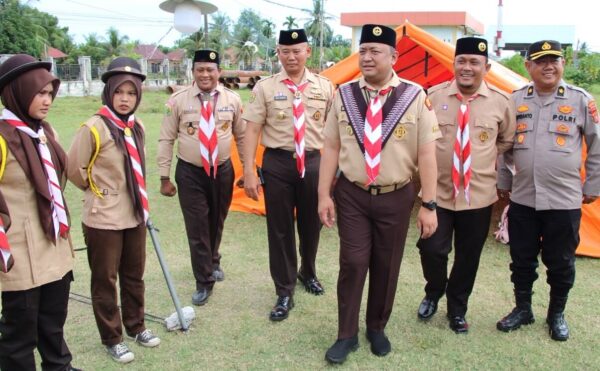 Kapolres Aceh Barat Buka Persami Saka Bhayangkara, Dorong Pembentukan Karakter Generasi Muda