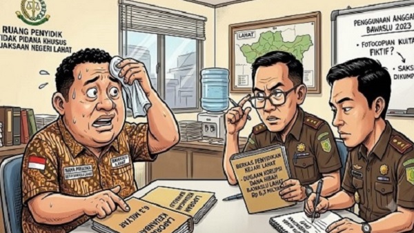 Kejari Lahat Periksa Nana Priatna dalam Dugaan Korupsi Dana Hibah Bawaslu