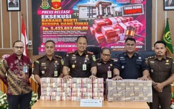 Kejari Mimika Eksekusi Uang Pengganti Rp5,43 Miliar dari Kasus Korupsi Proyek Aerosport