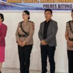 Kompol Daniel Korompis Haru Saat Pisah Sambut Wakapolres Bitung