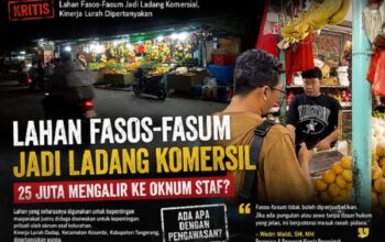 Lahan Diduga Fasos-Fasum di Dadap Disewakan Rp25 Juta