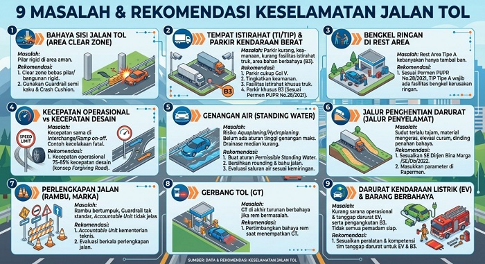 Menguji Standar Keselamatan Jalan Tol: Evaluasi Regulasi dan Catatan Kritis KNKT