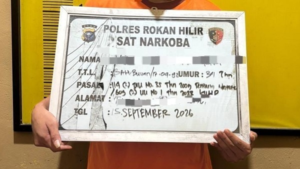 Tangkap Seorang Pria, Satres Narkoba Polres Rohil Sita Sabu dan Ekstasi