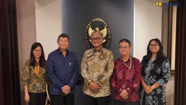 Menteri PU Dody Hanggodo menerima Hashim Djojohadikusumo membahas pembangunan infrastruktur hijau di Jakarta.