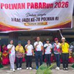 Polwan Pabar Run 2026 Meriah, 380 Peserta Rayakan HUT Polwan ke-78