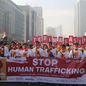 Puncak Peringatan Hari Migrant Internasional 2022 berlangsung di Jakarta, 4 ribu peserta berjalan di kawasan CFD