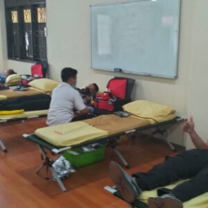 Dalam Rangka Hari Bakti K3, PT. Pelindo Regional 2 Gelar Donor Darah Bersama PMI DKI Jakarta