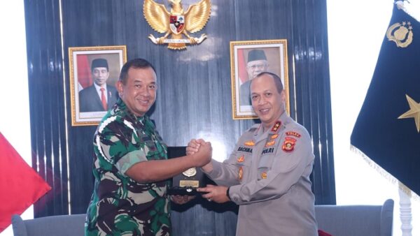 Wujud Sinergitas TNI Polri, Danpuspomad TNI sambangi Mapolda Sumsel