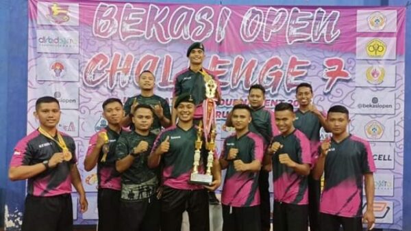 Yonif Mekanis 202/Tajimalela Torehkan Prestasi pada Ajang Kejurnas Pencak Silat Bekasi Open Challenge 7