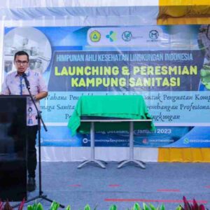 Hadiri Peresmian Kampung Sanitasi di Tangsel, Pilar Sambut Baik Program HAKLI