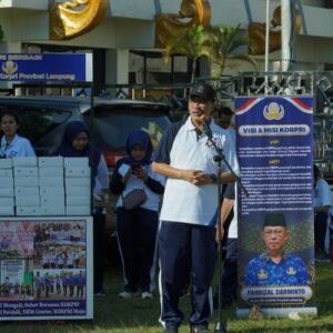 Tingkatkan kekompakan PNS, Dewan Pengurus Korpri Lampung laksanakan giat Korpri Berbagi
