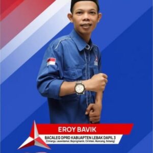 Eroy Bavik Siap Melenggang ke Panggung Politik
