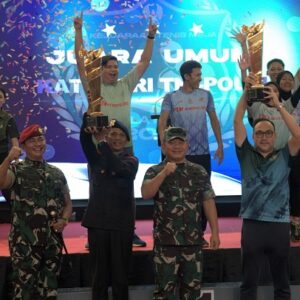 Diikuti peserta TNI-Polri dan Umum, Kasad Tutup Kejuaran Tenis Meja Piala Kasad 2023