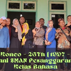 Jalin silaturahmi di Hari Raya Idul Fitri, Kelas Bahasa SMUN Pesanggaran angkatan 1997 gelar reuni