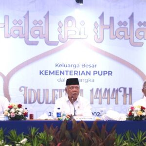 Halal Bihalal Idul Fitri 1444 H, Menteri Basuki Ingatkan Netralitas ASN di Tahun Politik