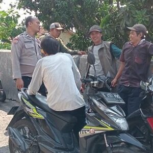 Bhabinkamtibmas Desa Sinarrancang sampaikan himbauan TPPO