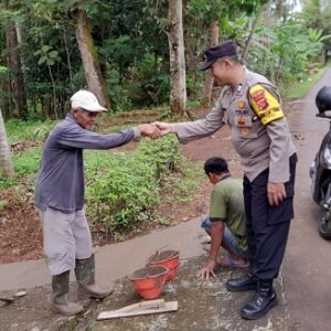 Polisi Beri himbauan ke warga sukadana agar waspada terhadap TPPO