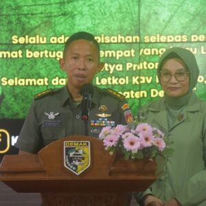 Acara Lepas Sambut Dandim 0716/Demak Dari Letkol Czi Pribadi Setya Pratomo Kepada Letkol Kav Maryoto