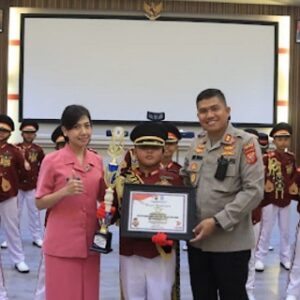 Polisi Cilik berprestasi mendapat apresiasi dari kapolres