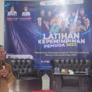 Hadiri Latihan Kepemimpinan Pemuda 2023, Ketua DPRD Lampung ajak generasi muda jaga kondusifitas demokrasi