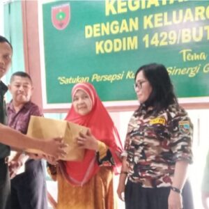 Pererat Silaturahmi Kodim 1429/Buton Utara Gelar Komsos di Aula Makodim
