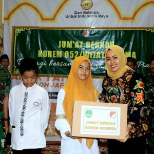Jumat Berkah, KOREM 052/Wkr Adakan Santunan Anak Yatim Piatu di Yayasan Yabapir Balaraja