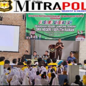 Revolusi Karakter, Kejari Lampung Tengah gelar sosialisasi penyuluhan hukum