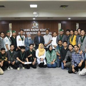 HMI Audiensi Tolak UU Ciptaker di DPRD Lampung, Mingrum Gumay : Tuntutan akan Kami Kirim Langsung