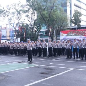 Ditlantas Polda Sumsel Gelar Apel Pasukan Operasi Patuh Musi 2023