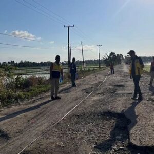 Pemprov Sulsel Mulai Tangani Jalan Rusak di Ruas Anabanua – Malake – Batas Sidrap di Wajo