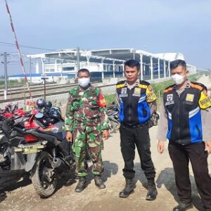 Ratusan Personel Polda Jabar Terus Lakukan Patroli, Dalam Rangka Pengamanan Proyek Kereta Cepat Jakarta Bandung