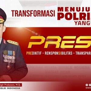 Terus berbenah, Kepercayaan Publik Kepada Polri Terus Naik Diatas KPK