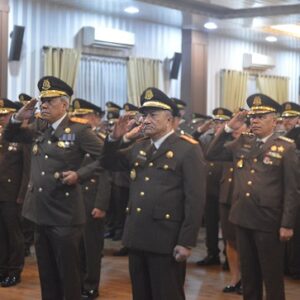 Ikuti Upacara HBA bersama Presiden RI, Kajati Sumut Idianto ajak seluruh jajaran jangan berpuas diri, tetap profesional dan jaga integritas