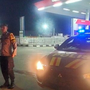 Cegah Kriminalitas, Polsek Widasari jajaran Polres Indramayu Polda Jabar Gelar Patroli Strong Point 