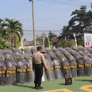 Tingkatkan kesiapan dan kemampuan pengamanan, Polres Sukabumi gelar latihan Sispam Mako