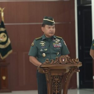 Kasad Terima Laporan Korps Kenaikan Pangkat 24 Pati TNI AD