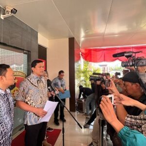 Konferensi Pers keberhasilan Polda Jabar ungkap kasus endorsement judi online