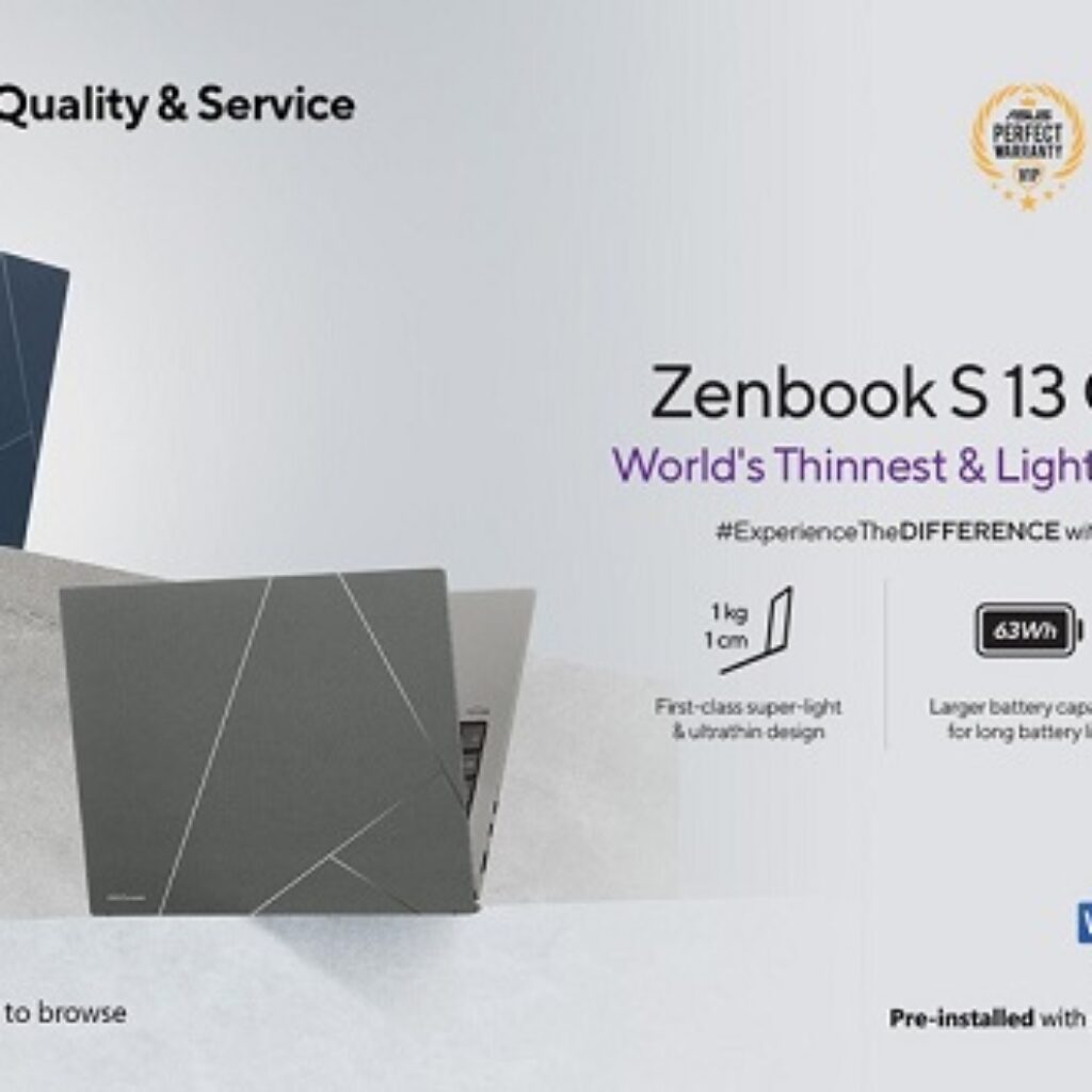 ASUS ZenBook S13 OLED UX5304, Laptop 13,3 Inch Paling Tipis