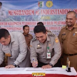 Pemda Pesawaran Tanda tanda tangani Kesepakatan Kerjasama (MoU) dengan Balai Pertanian Lampung